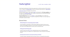 Desktop Screenshot of nadiaeghbal.com