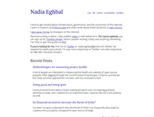 Tablet Screenshot of nadiaeghbal.com